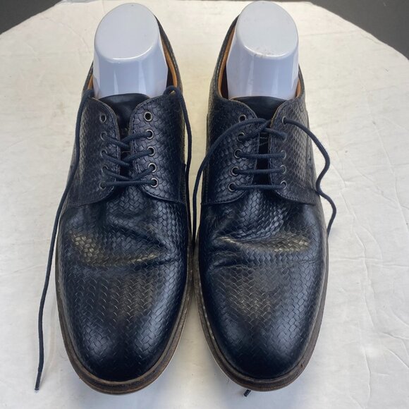 Massimo Dutti Men\'s Oxford shoe. Black Leather Size EU-45 2102/222/400 Lace Up main image 13